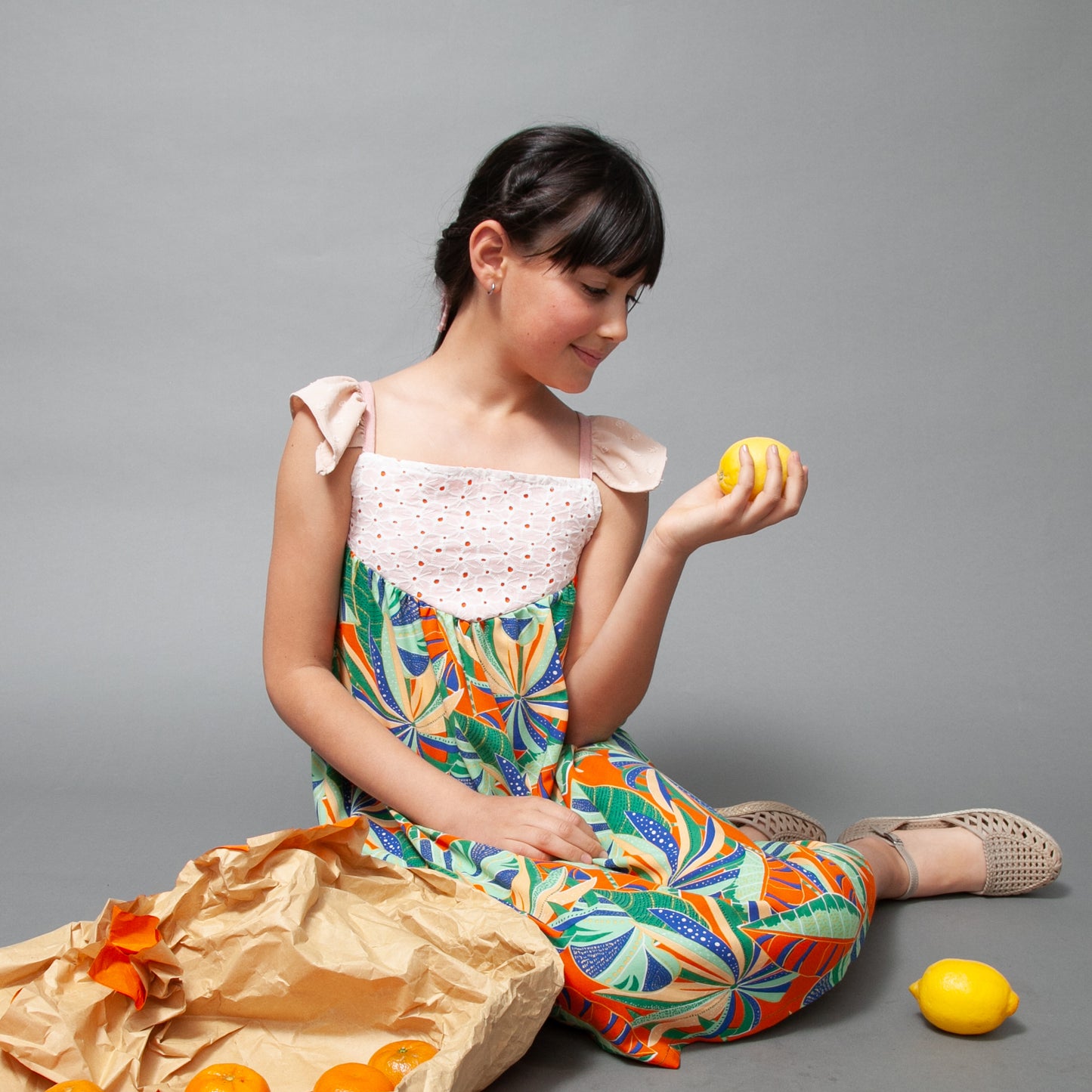 Vestido Canto Naranja