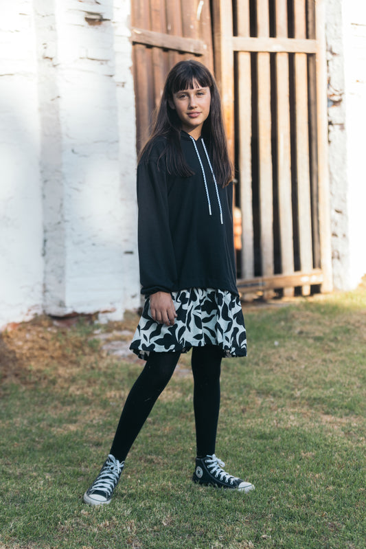 Vestido Polerón negro