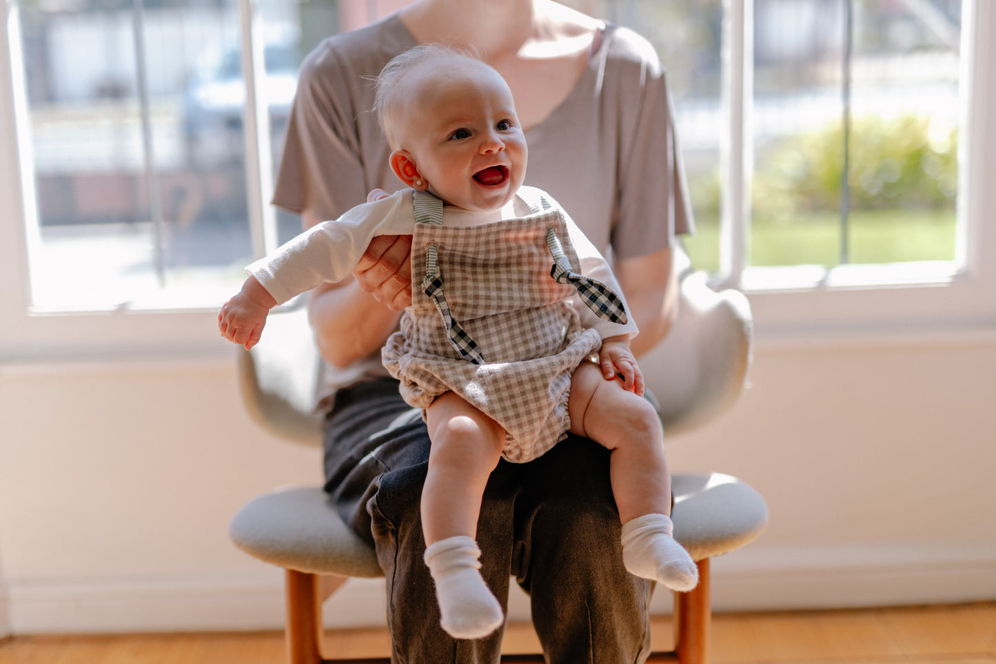 Ranita cuadrillé unisex