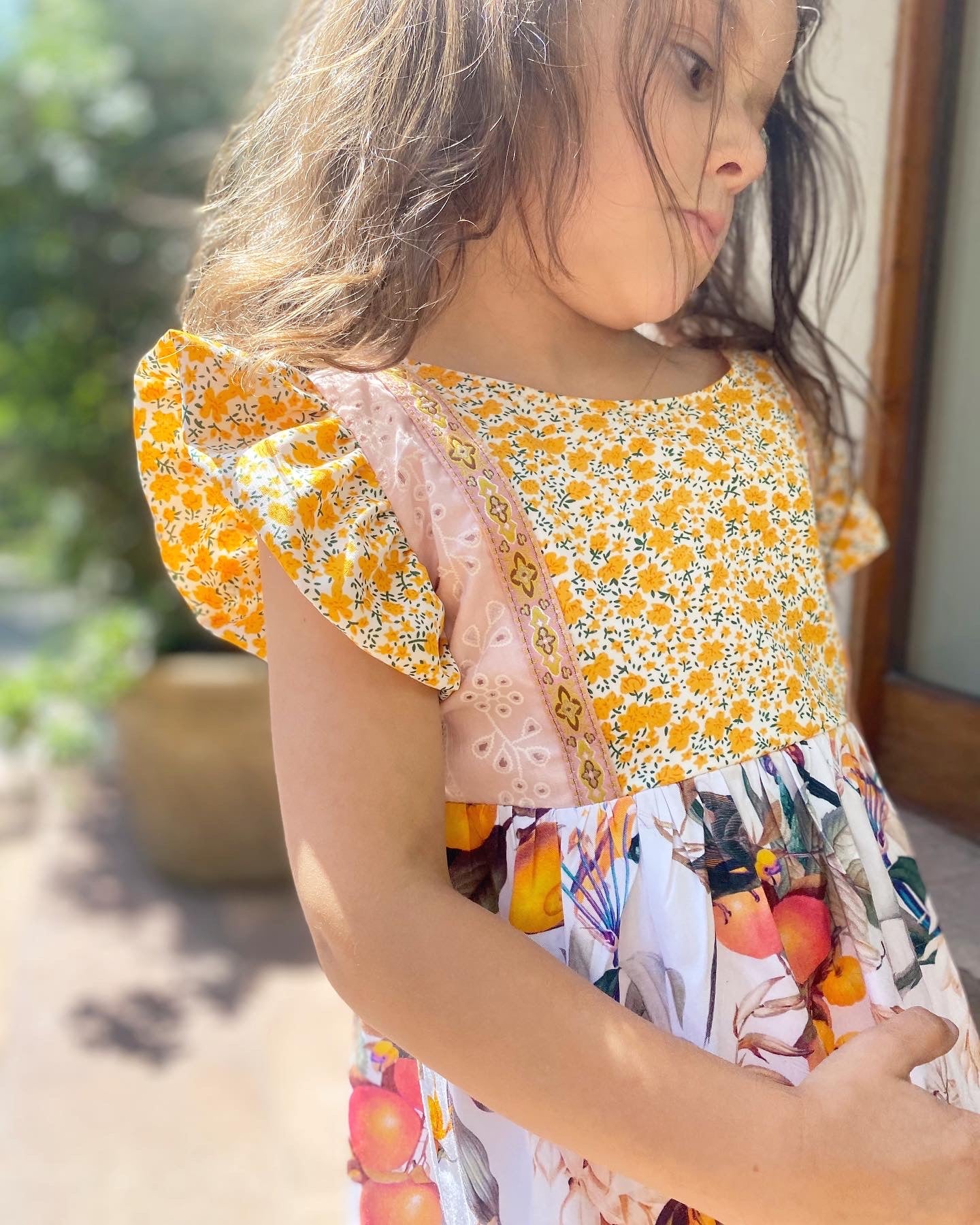 Vestido Baile Amarillo