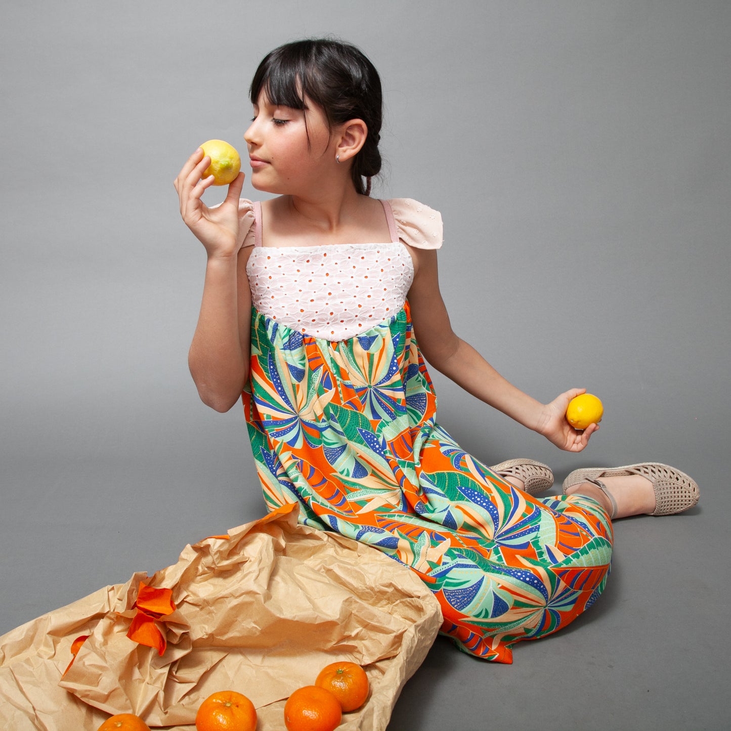 Vestido Canto Naranja