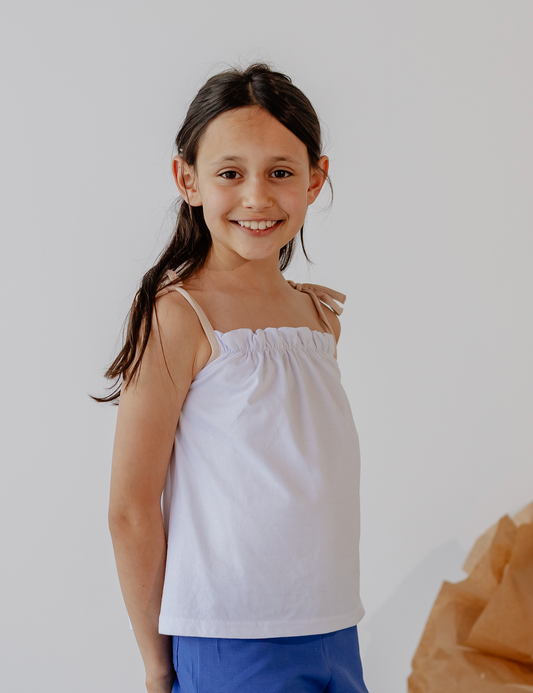 Polera Campanilla Blanca