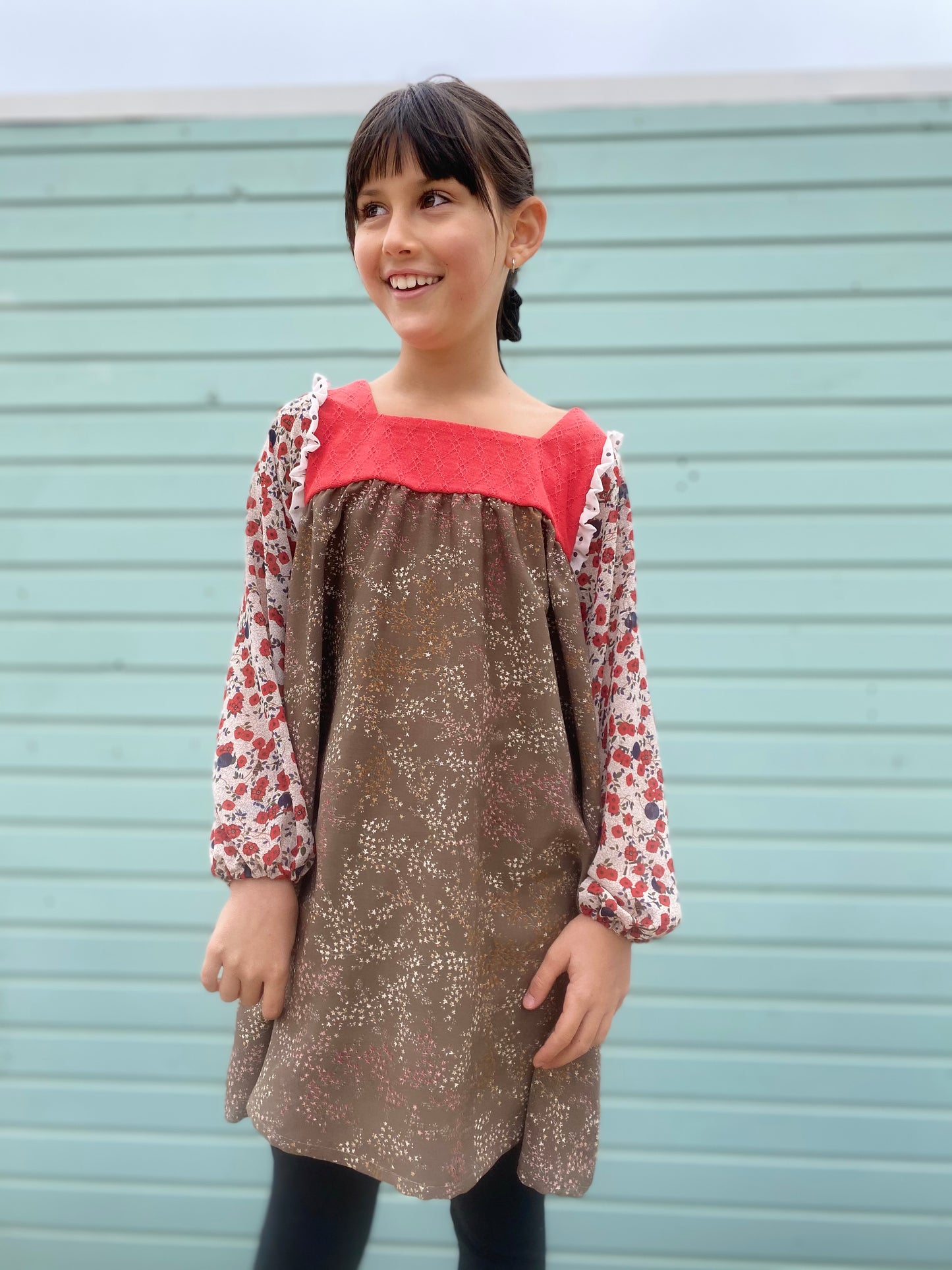 Vestido Sendero Carmín
