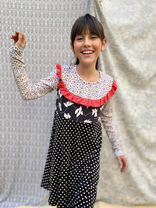 Vestido Estrella Negra 4 años.