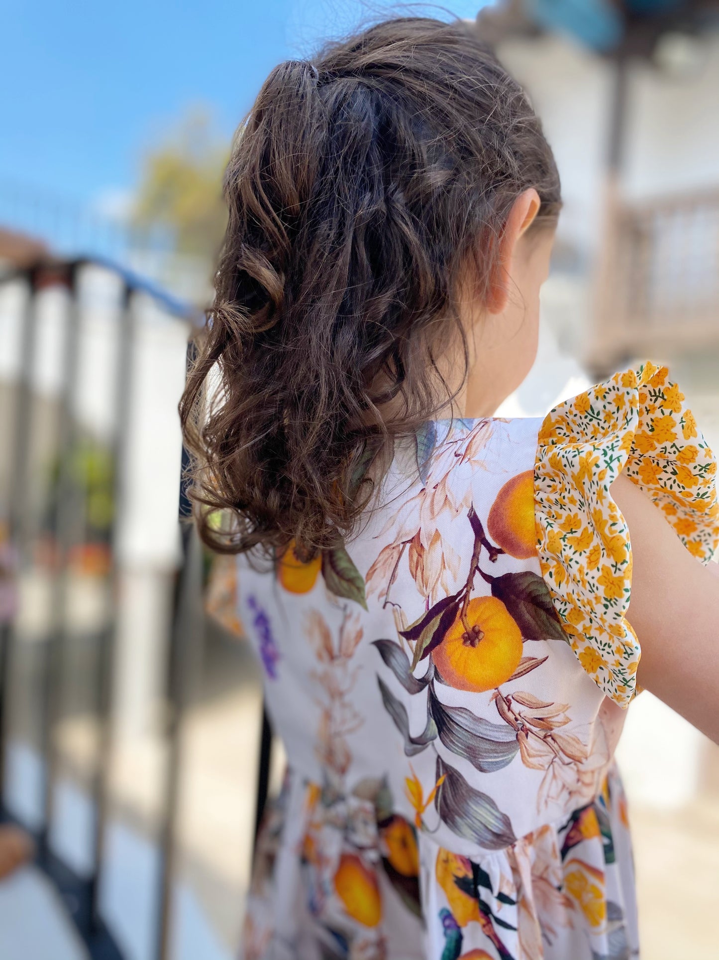 Vestido Baile Amarillo