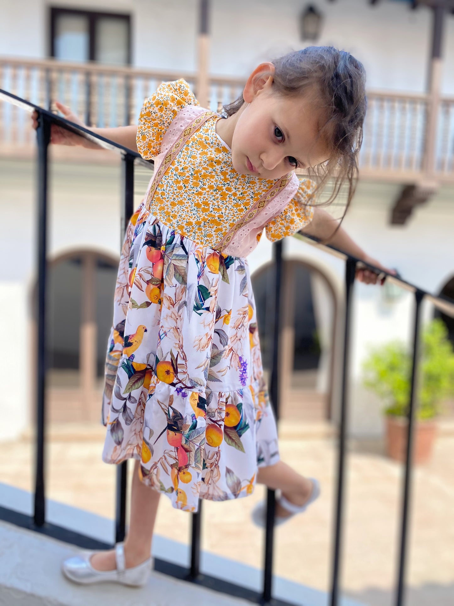Vestido Baile Amarillo
