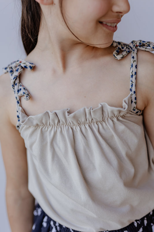 Polera Campanilla Beige